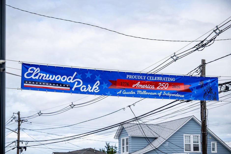 Custom America 250 Over-the-Street Banner